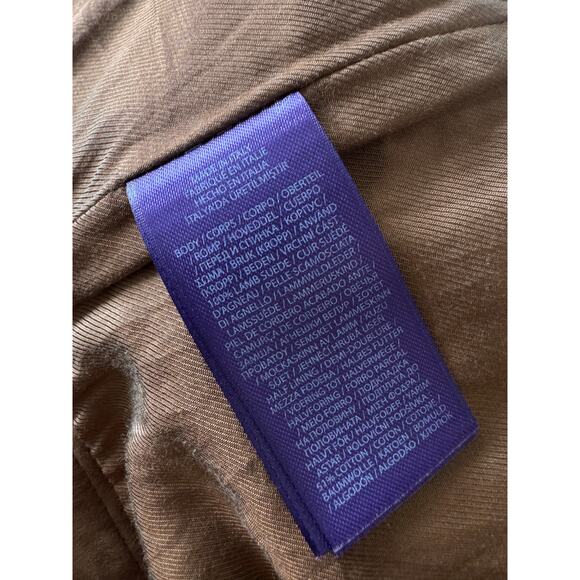 NWT $2295 Ralph Lauren Purple Label Suede Five-Pocket Pants - Picture 8 of 8